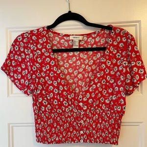 Floral crop top